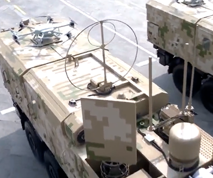 93大閱兵的通訊車的環(huán)天線